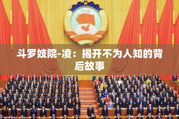 斗罗妓院-凌：揭开不为人知的背后故事