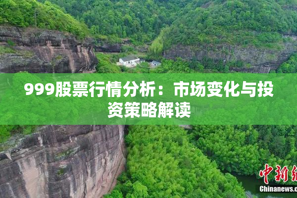 999股票行情分析：市场变化与投资策略解读