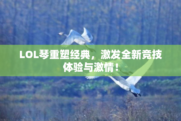 LOL琴重塑经典，激发全新竞技体验与激情！