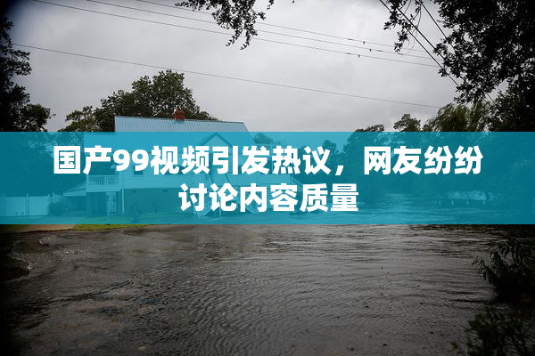 国产99视频引发热议，网友纷纷讨论内容质量