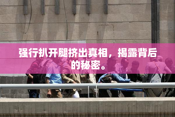 强行扒开腿挤出真相，揭露背后的秘密。