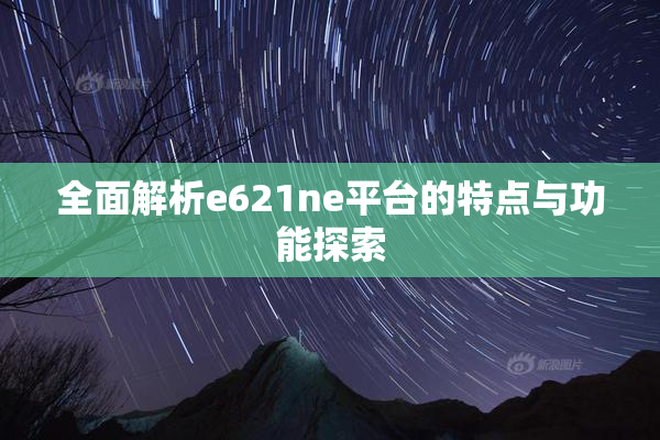 全面解析e621ne平台的特点与功能探索
