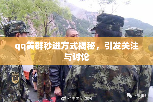 qq黄群秒进方式揭秘，引发关注与讨论