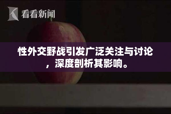 性外交野战引发广泛关注与讨论，深度剖析其影响。