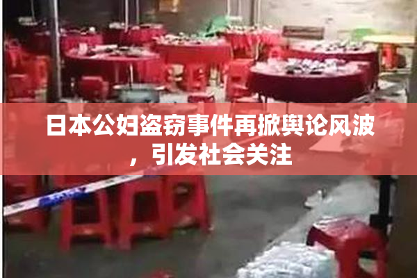 日本公妇盗窃事件再掀舆论风波，引发社会关注