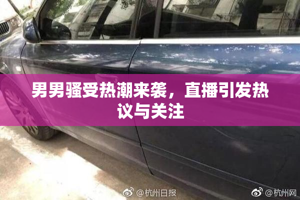 男男骚受热潮来袭，直播引发热议与关注