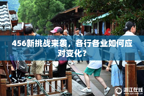 456新挑战来袭，各行各业如何应对变化？
