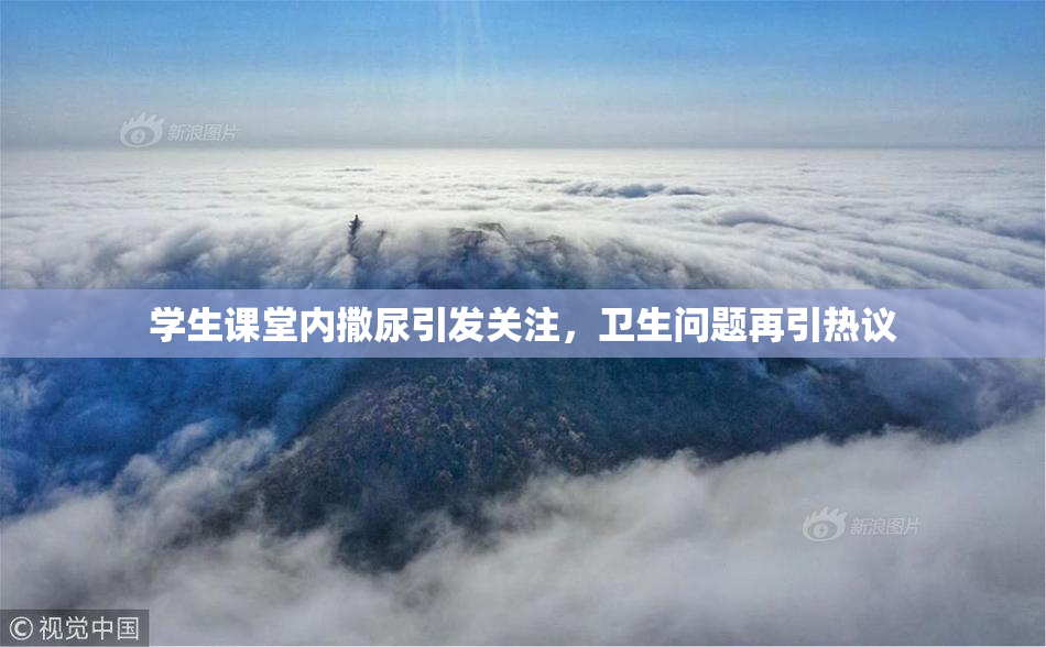 学生课堂内撒尿引发关注，卫生问题再引热议
