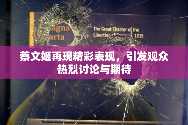 蔡文姬再现精彩表现，引发观众热烈讨论与期待