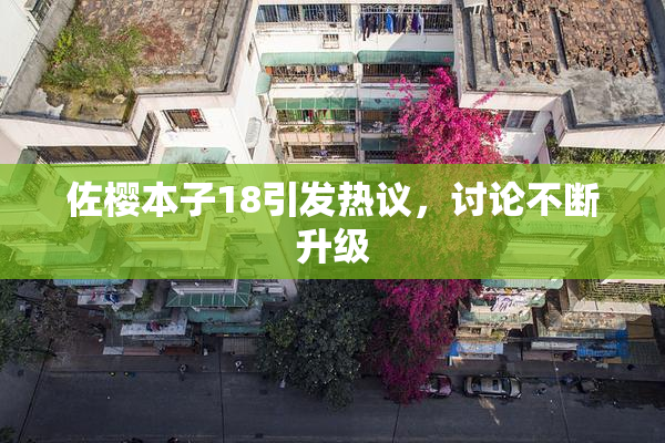 佐樱本子18引发热议，讨论不断升级