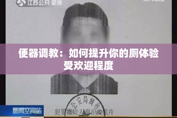 便器调教：如何提升你的厕体验受欢迎程度