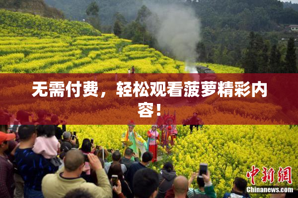 无需付费，轻松观看菠萝精彩内容！