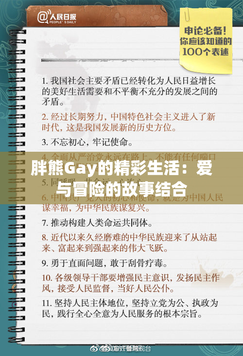 胖熊Gay的精彩生活：爱与冒险的故事结合