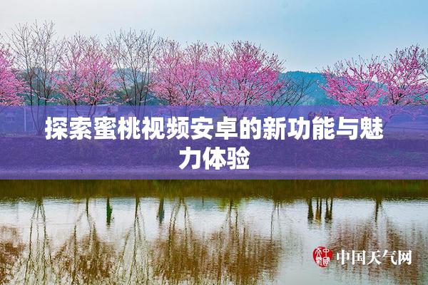 探索蜜桃视频安卓的新功能与魅力体验