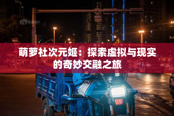萌萝社次元姬：探索虚拟与现实的奇妙交融之旅