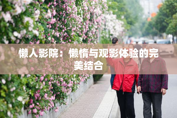 懒人影院：懒惰与观影体验的完美结合