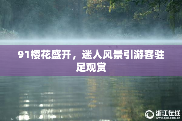 91樱花盛开，迷人风景引游客驻足观赏