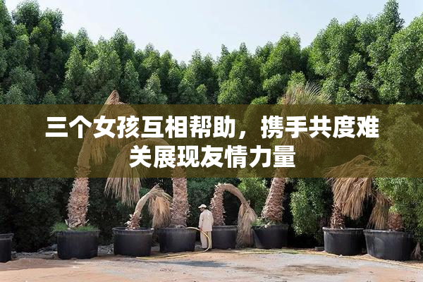 三个女孩互相帮助，携手共度难关展现友情力量