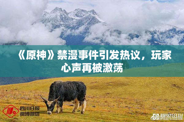 《原神》禁漫事件引发热议，玩家心声再被激荡