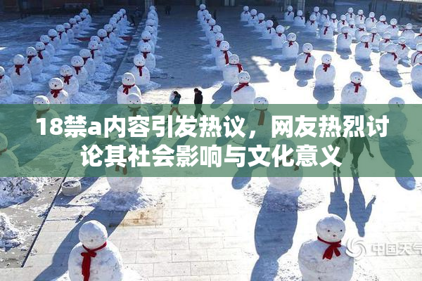 18禁a内容引发热议，网友热烈讨论其社会影响与文化意义