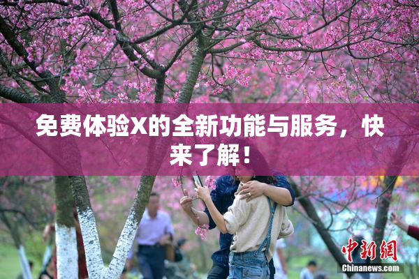 免费体验X的全新功能与服务，快来了解！