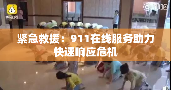 紧急救援：911在线服务助力快速响应危机