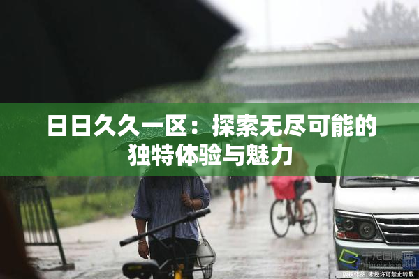 日日久久一区：探索无尽可能的独特体验与魅力