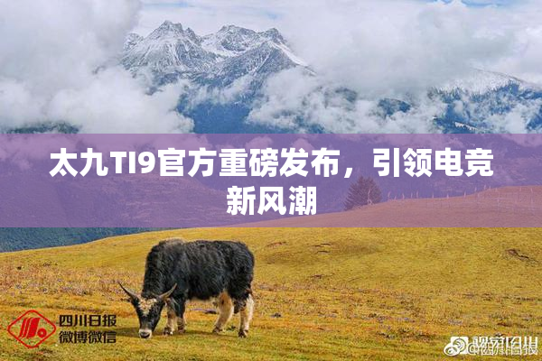 太九TI9官方重磅发布，引领电竞新风潮