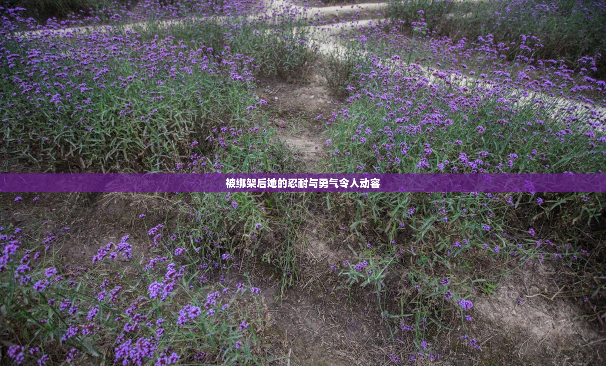 被绑架后她的忍耐与勇气令人动容