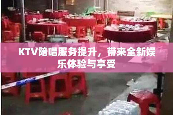 KTV陪唱服务提升，带来全新娱乐体验与享受