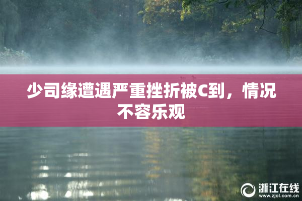 少司缘遭遇严重挫折被C到，情况不容乐观