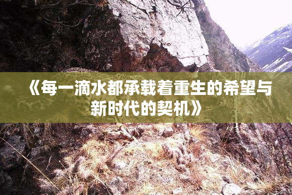 《每一滴水都承载着重生的希望与新时代的契机》