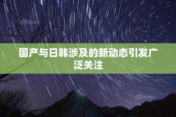 国产与日韩涉及的新动态引发广泛关注
