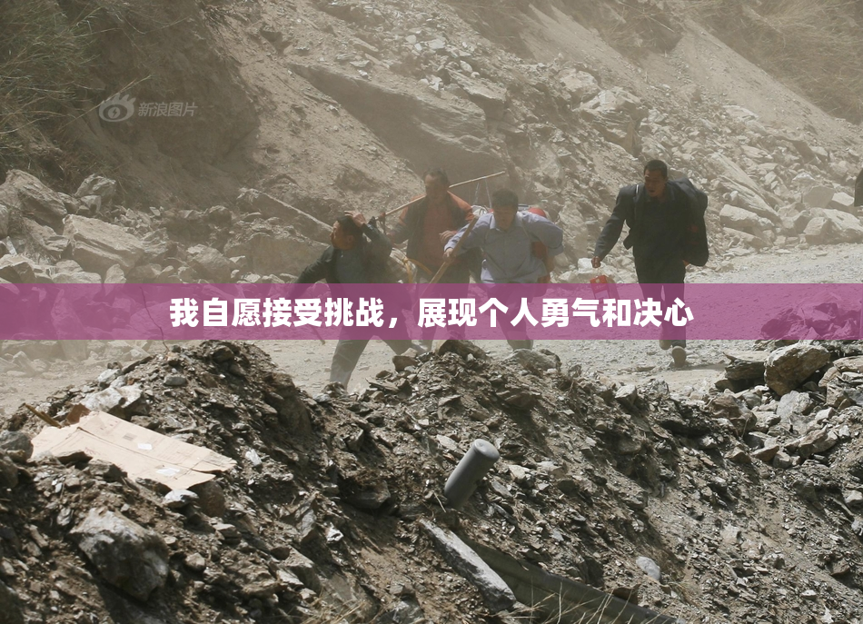 我自愿接受挑战，展现个人勇气和决心