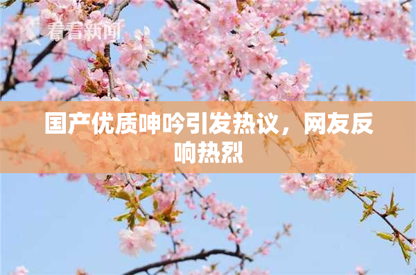 国产优质呻吟引发热议，网友反响热烈