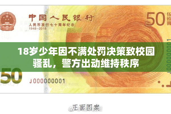 18岁少年因不满处罚决策致校园骚乱，警方出动维持秩序