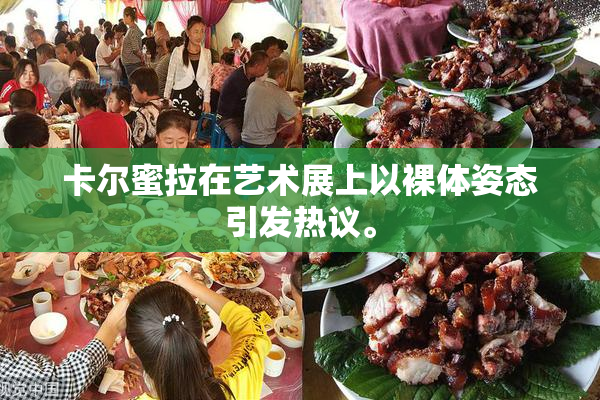 卡尔蜜拉在艺术展上以裸体姿态引发热议。