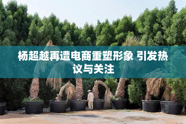 杨超越再遭电商重塑形象 引发热议与关注