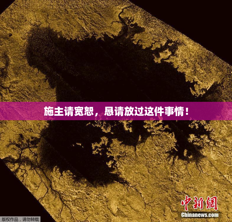 施主请宽恕，恳请放过这件事情！