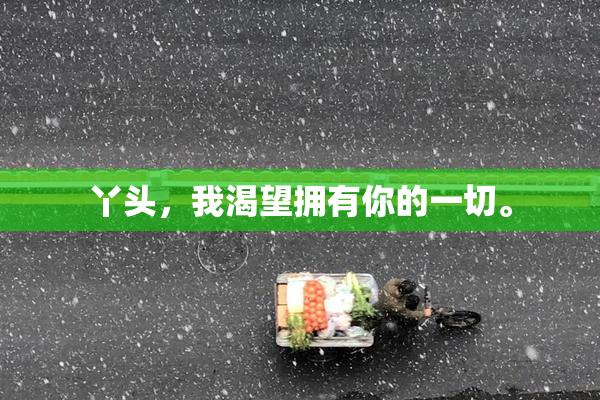 丫头，我渴望拥有你的一切。