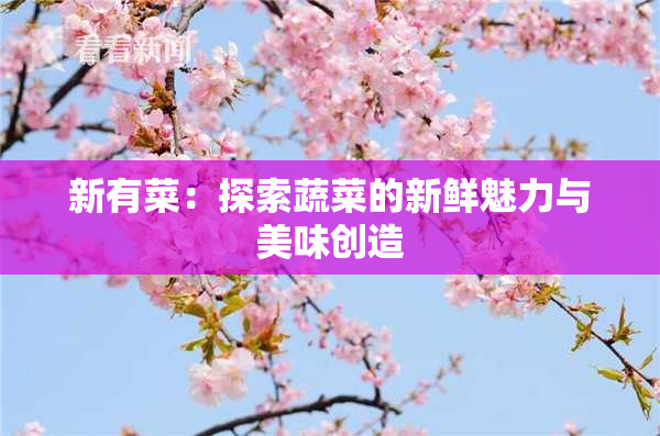 新有菜：探索蔬菜的新鲜魅力与美味创造