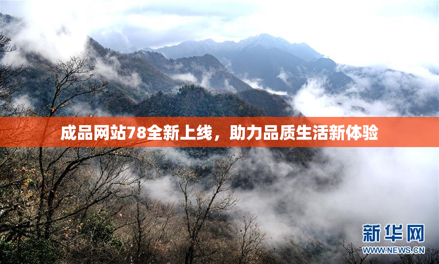 成品网站78全新上线，助力品质生活新体验