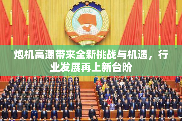 炮机高潮带来全新挑战与机遇，行业发展再上新台阶