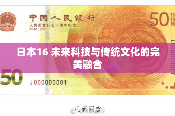 日本16 未来科技与传统文化的完美融合