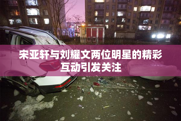 宋亚轩与刘耀文两位明星的精彩互动引发关注