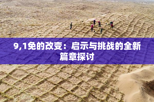 9,1免的改变：启示与挑战的全新篇章探讨