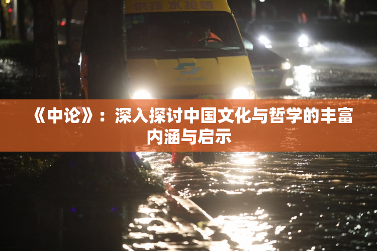 《中论》：深入探讨中国文化与哲学的丰富内涵与启示