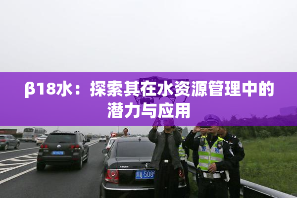 β18水：探索其在水资源管理中的潜力与应用