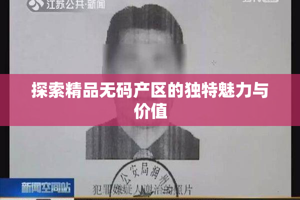 探索精品无码产区的独特魅力与价值