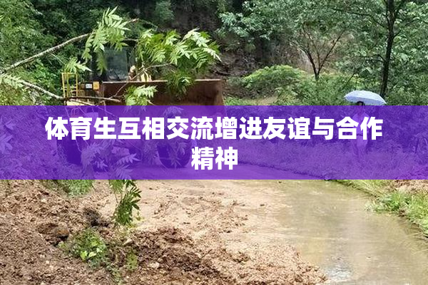 体育生互相交流增进友谊与合作精神